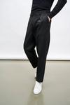Burton Relaxed Fit Black Pleated Suit Trousers thumbnail 1