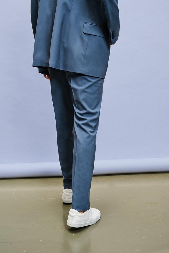 Burton Slim Fit Blue Suit Trousers 2