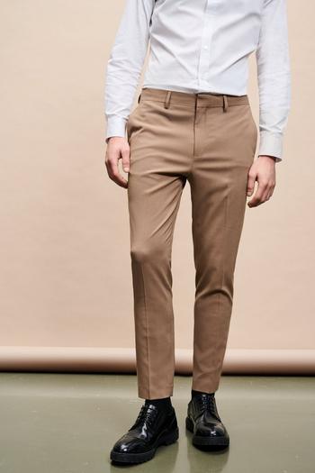 Related Product Skinny Fit Stone Suit Trousers