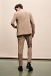 Burton Skinny Fit Stone Suit Trousers thumbnail 3