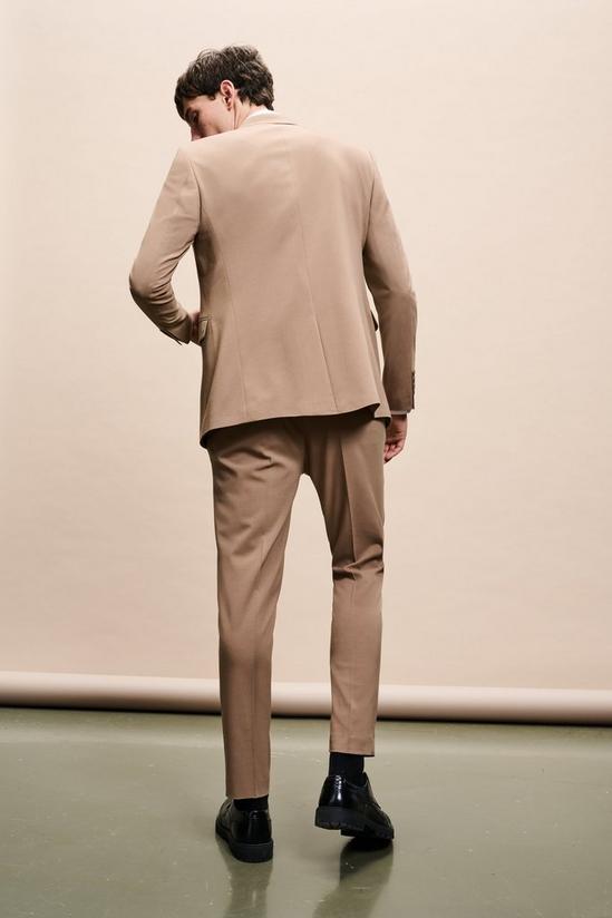 Burton Skinny Fit Stone Suit Trousers 3