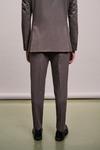 Burton Slim Fit Taupe Suit Trousers thumbnail 2