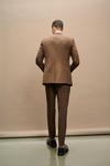 Burton Skinny Fit Brown Suit Trousers thumbnail 2