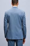Burton Slim Fit Blue Wrap Double Breasted Suit Jacket thumbnail 2