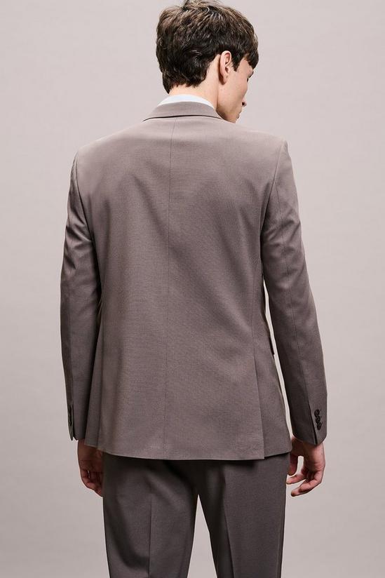 Burton Slim Fit Taupe Suit Jacket 3