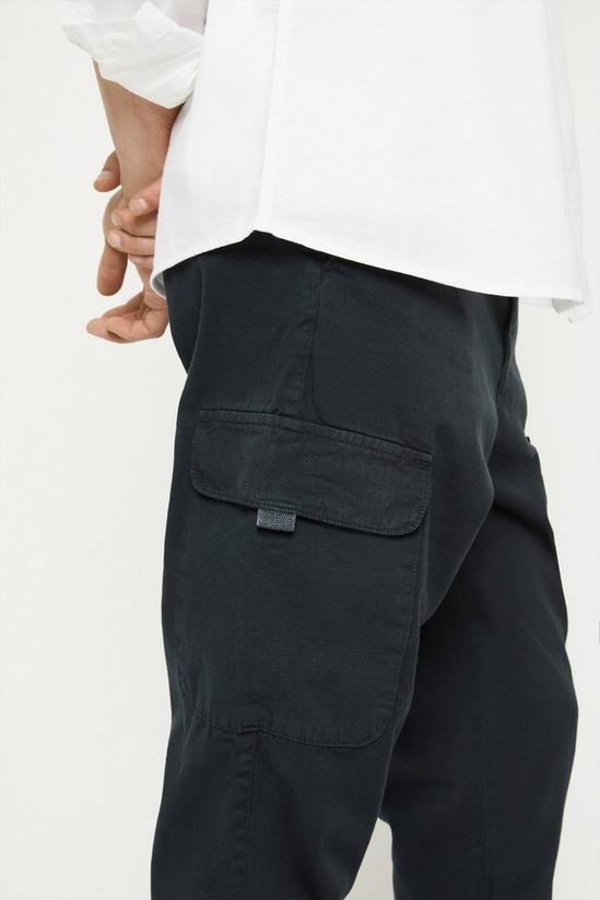 Burton Tapered Fit Zip Jogger Cuffed Trousers 4