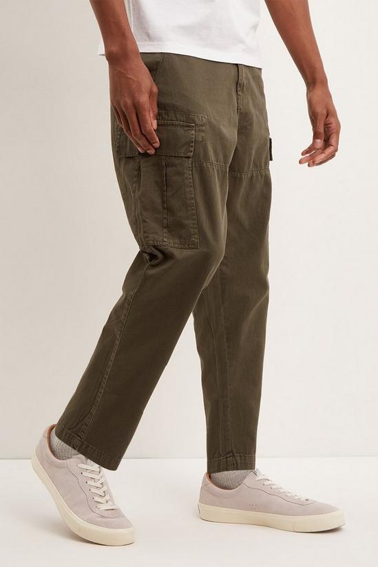 Burton Tapered Fit Cargo Trousers 1
