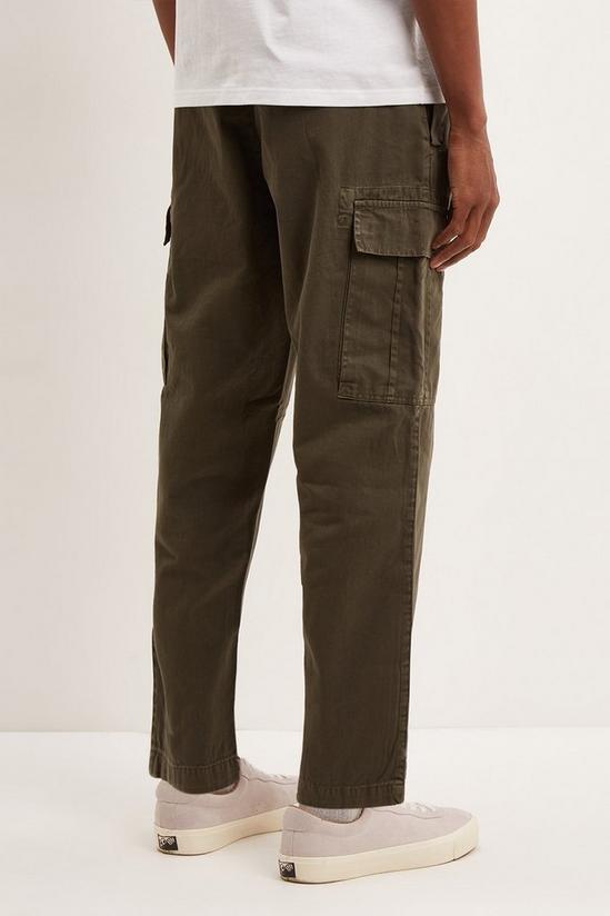 Burton Tapered Fit Cargo Trousers 3