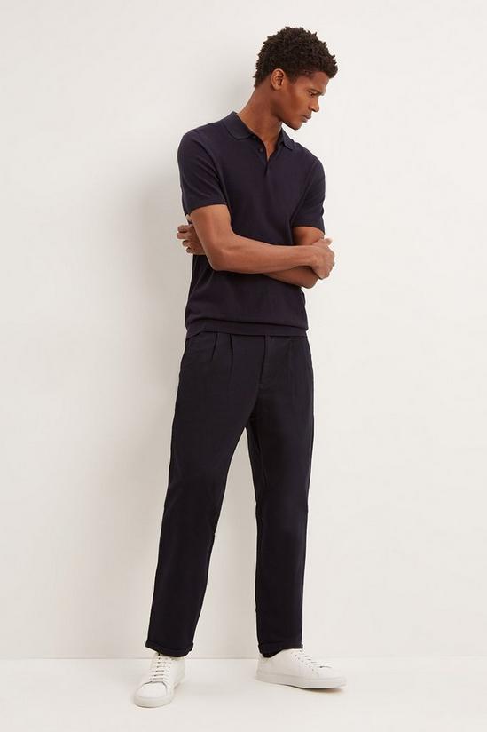 Burton Tapered Fit Pleat Front Smart Trousers 2