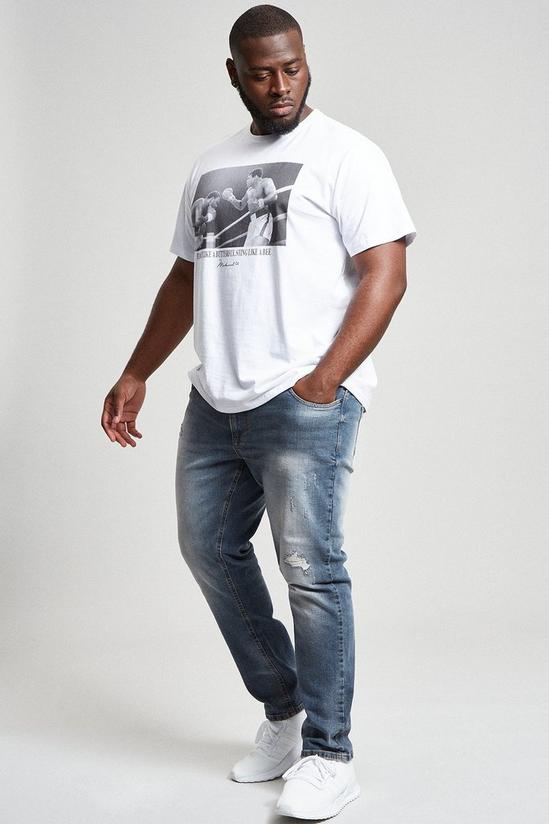 Burton Plus And Tall Short Sleeve Muhammed Ali Photo T-shirt 2
