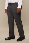 Burton Plus Regular Fit Charcoal Smart Trousers thumbnail 1