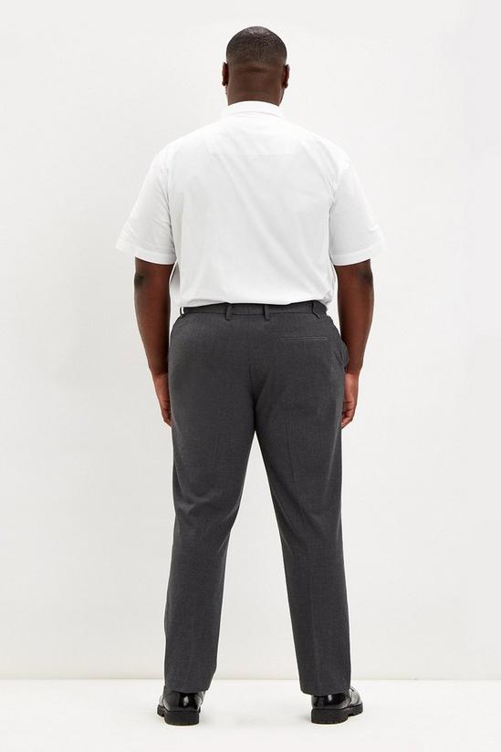Burton Plus Tailored Fit Charcoal Smart Trousers 3