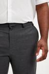 Burton Plus Tailored Fit Charcoal Smart Trousers thumbnail 4