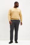 Burton Plus Slim Fit Charcoal Smart Trousers thumbnail 1