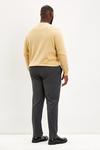 Burton Plus Slim Fit Charcoal Smart Trousers thumbnail 3