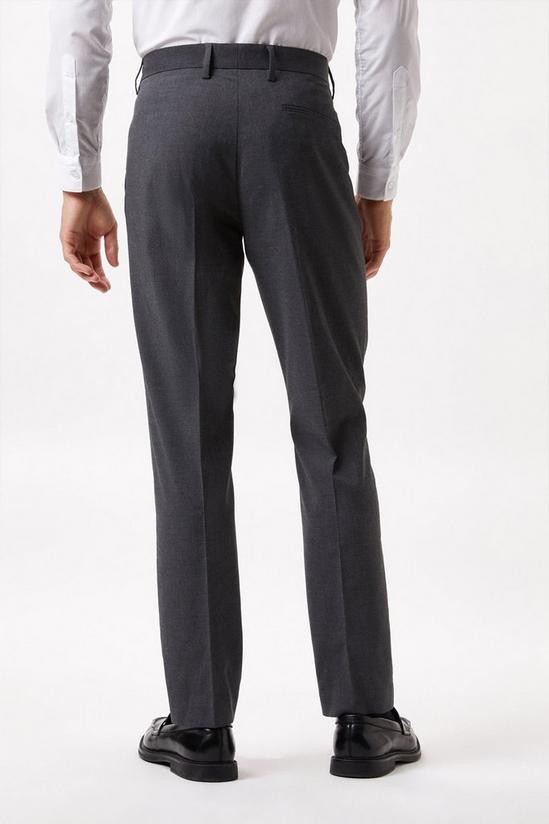 Burton Slim Fit Charcoal Smart Trousers 3