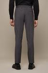 Burton Tailored Fit Charcoal Smart Trousers thumbnail 3