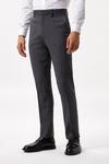 Burton Tapered Fit Charcoal Smart Trousers thumbnail 1