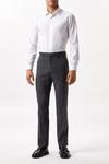 Burton Tapered Fit Charcoal Smart Trousers thumbnail 2