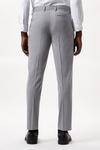 Burton Slim Fit Light Grey Smart Trousers thumbnail 3