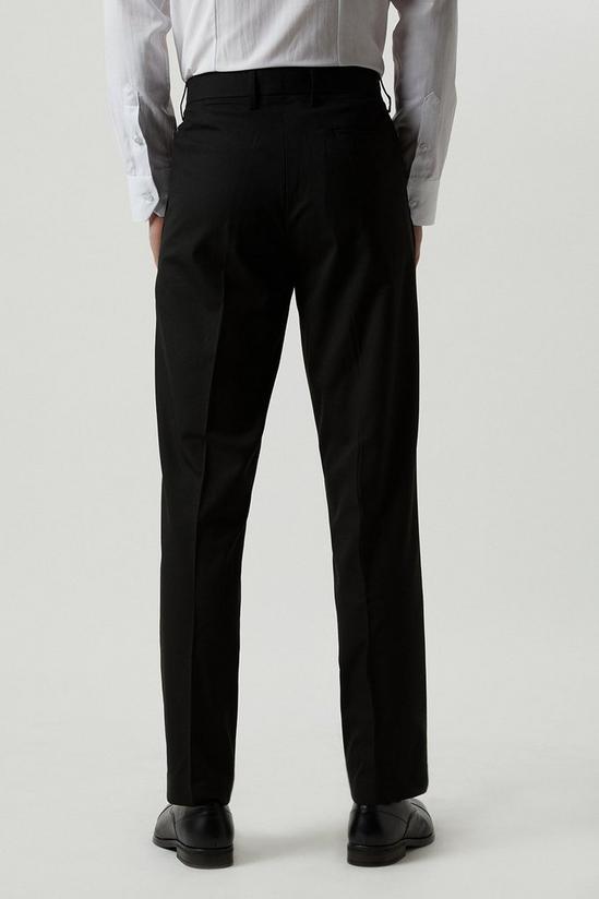 Burton Regular Fit Black Smart Trousers 3