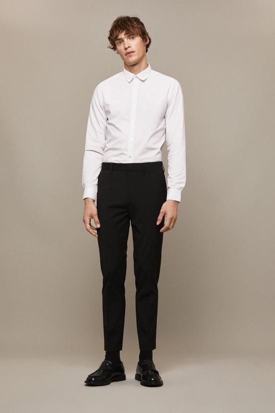 Burton Super Skinny Fit Black Smart Trousers 2