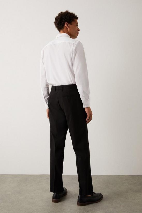 Burton Tailored Fit Black Smart Trousers 5