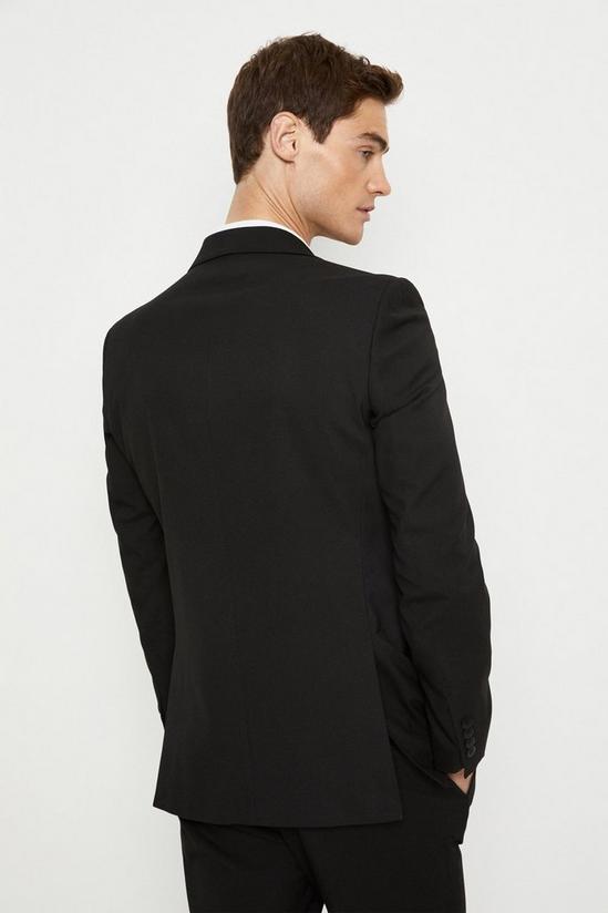 Burton Plus And Tall Tailored Black Suit Jacket 3