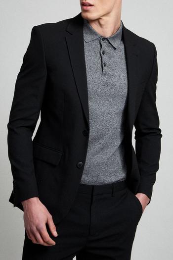 Related Product Plus And Tall Slim Black Suit Jacket