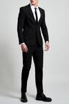 Burton Plus And Tall Slim Black Suit Jacket thumbnail 2