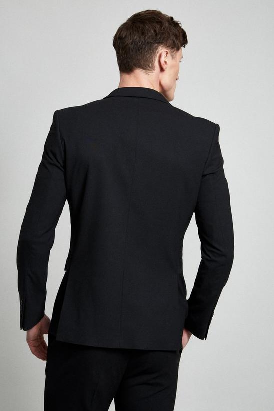 Burton Plus And Tall Slim Black Suit Jacket 3