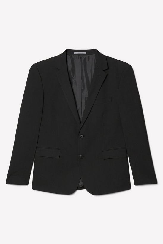 Burton Plus And Tall Slim Black Suit Jacket 6