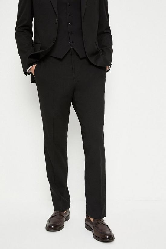 Burton Plus And Tall Tailored Black Suit Trousers 2