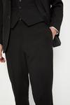 Burton Plus And Tall Tailored Black Suit Trousers thumbnail 4
