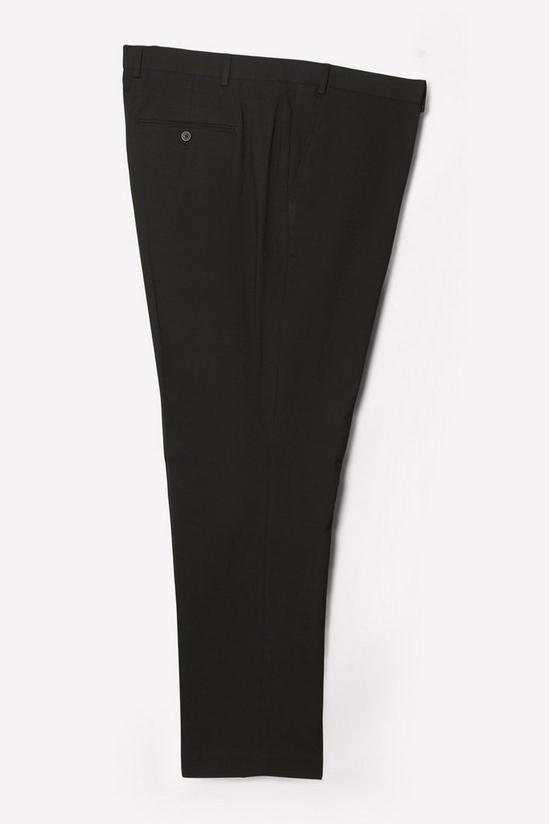 Burton Plus And Tall Tailored Black Suit Trousers 6