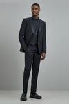 Burton Plus And Tall Slim Black Suit Trousers thumbnail 1