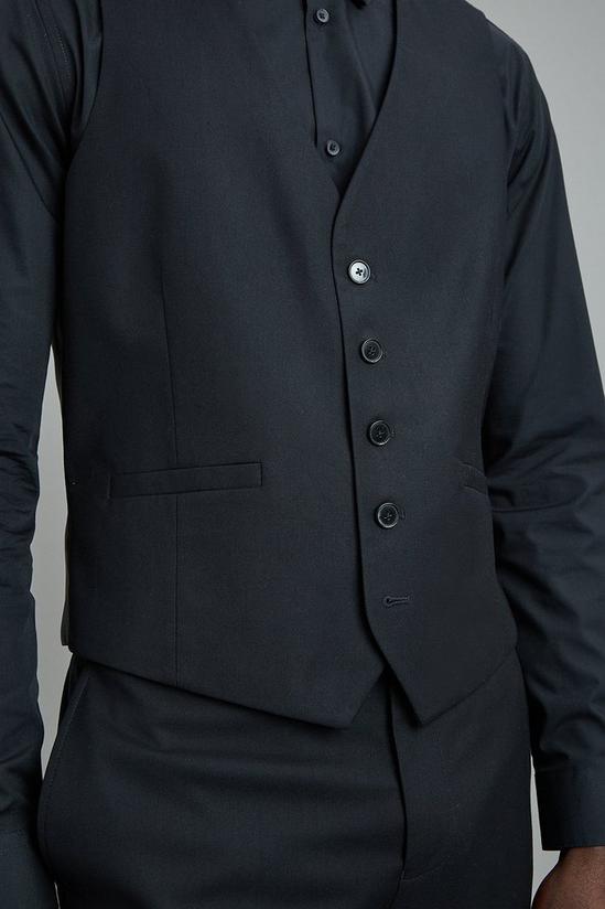Burton Plus And Tall Slim Black Suit Trousers 2