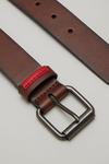 Burton Burnished Brown Belt With Red Patch On Loop thumbnail 3