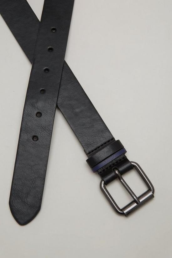 Burton Black Belt With Blue Printed Loop 2