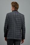 Burton Slim Fit Grey Texture Check Jacket thumbnail 3