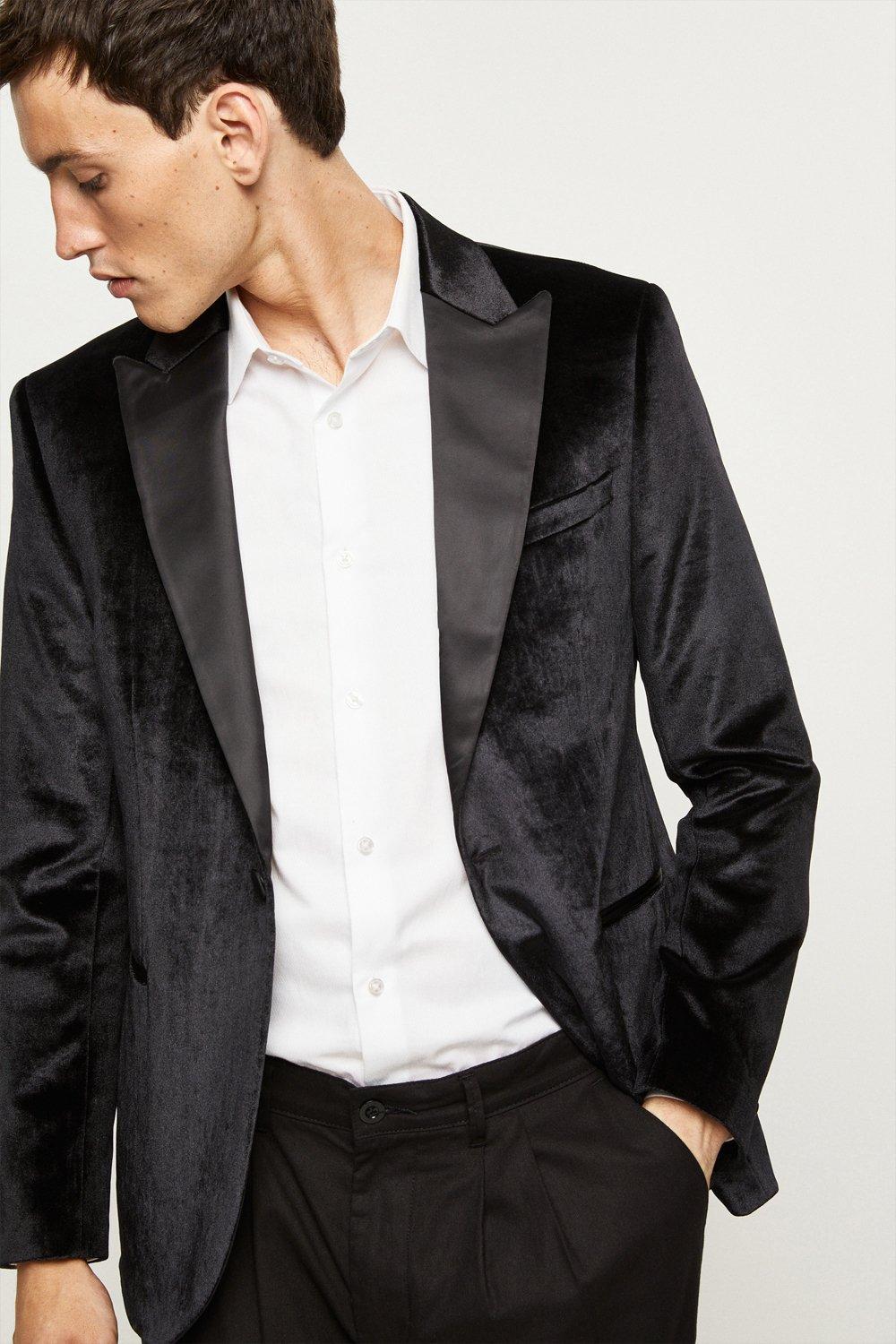 Burton mens outlet velvet blazer