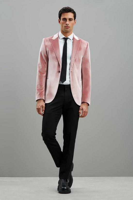 Burton Rose Velvet Suit Blazer 2