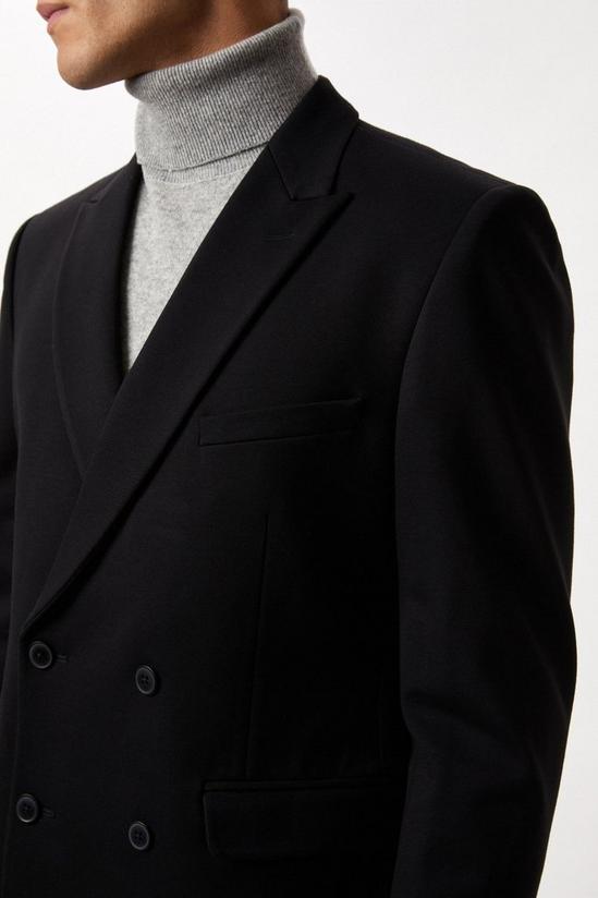 Burton Slim Fit Black Double Breasted Jacket 4