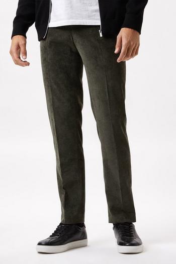 Related Product Slim Fit Green Cord Trousers