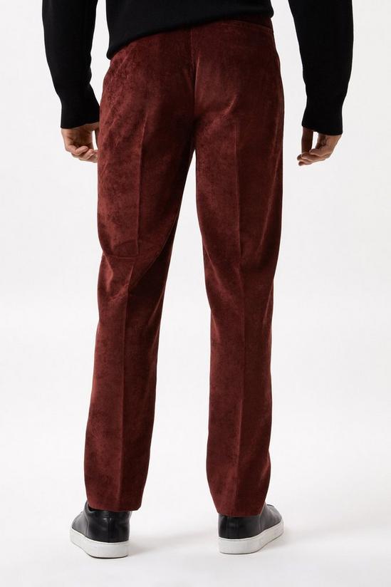 Burton Slim Fit Rust Cord Trousers 3