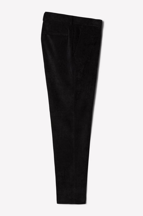Burton Slim Fit Black Cord Trousers 5
