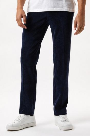 Related Product Slim Fit Navy Cord Trousers