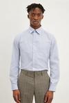 Burton Skinny Fit Long Sleeve Shirt With Point Collar thumbnail 1