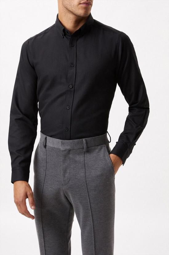 Burton Regular Fit Long Sleeve Oxford Shirt 1