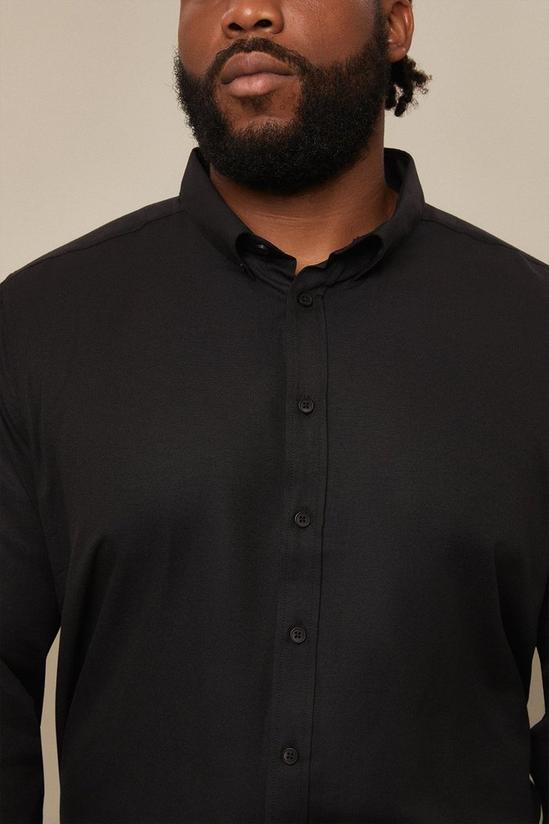 Burton Plus & Tall Long Sleeve Oxford Shirt 4